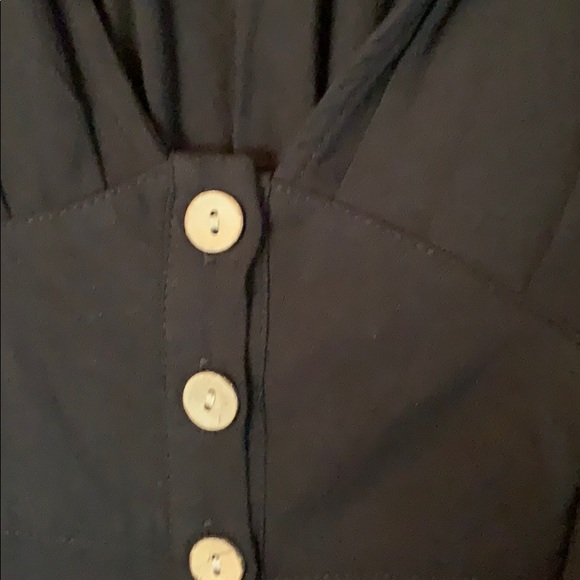 Blue Rain Midi Dress Black Size M - Picture 3 of 5